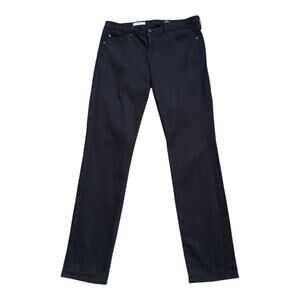 AG ADRIANO GOLDSCHMIED Womens Size 31 R Black Slim Straight Stevie Jeans
